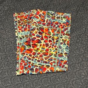 Constantly Varied Gear Colorful Abstract Patterned Leggings